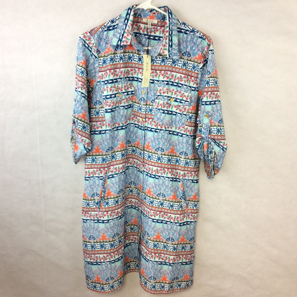 NWT XL MPH Collection shirt dress